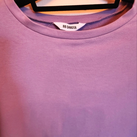 BB Dakota purple long sleeve sweater - Picture 2 of 5